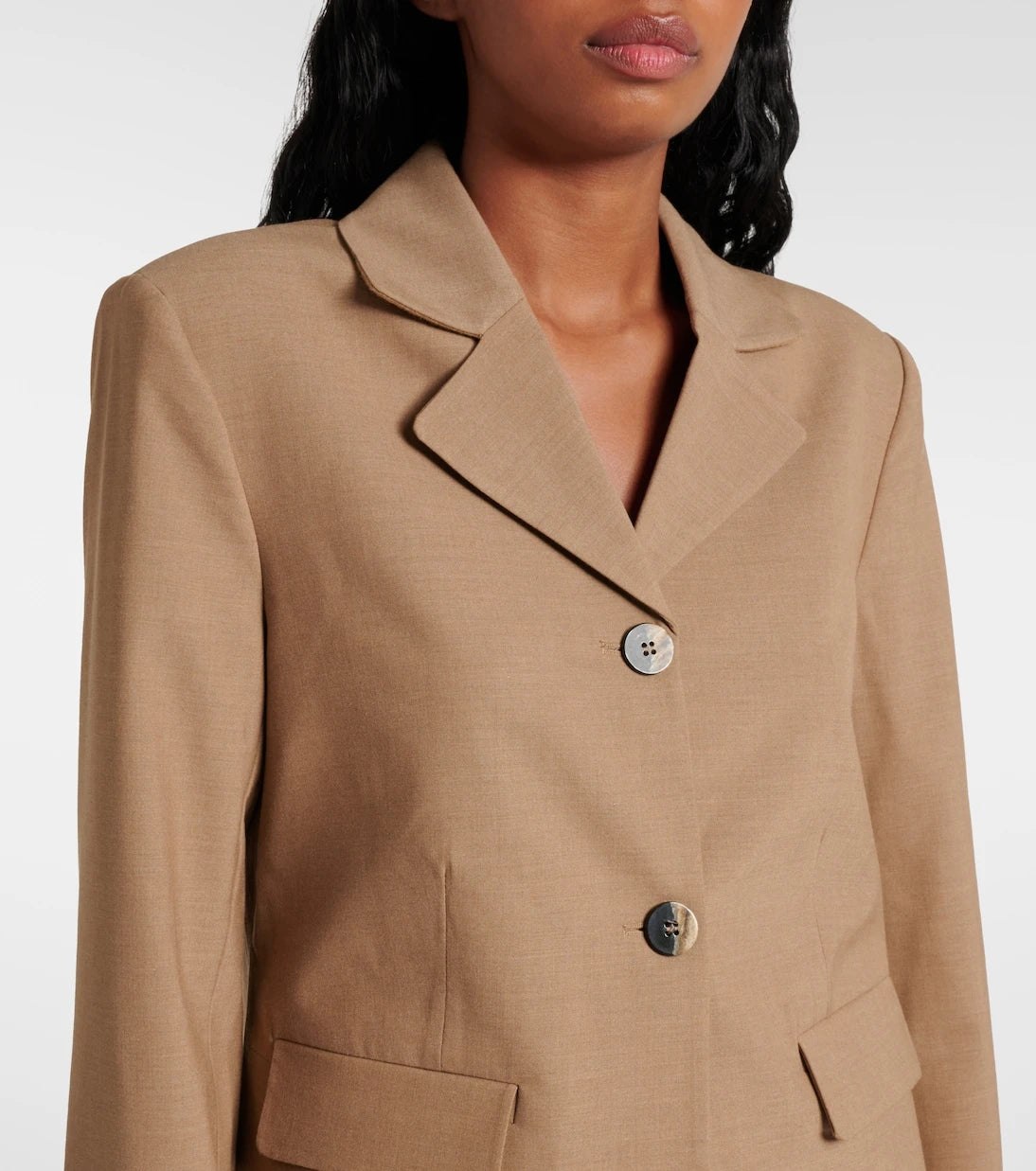 Ganni - Twill blazer