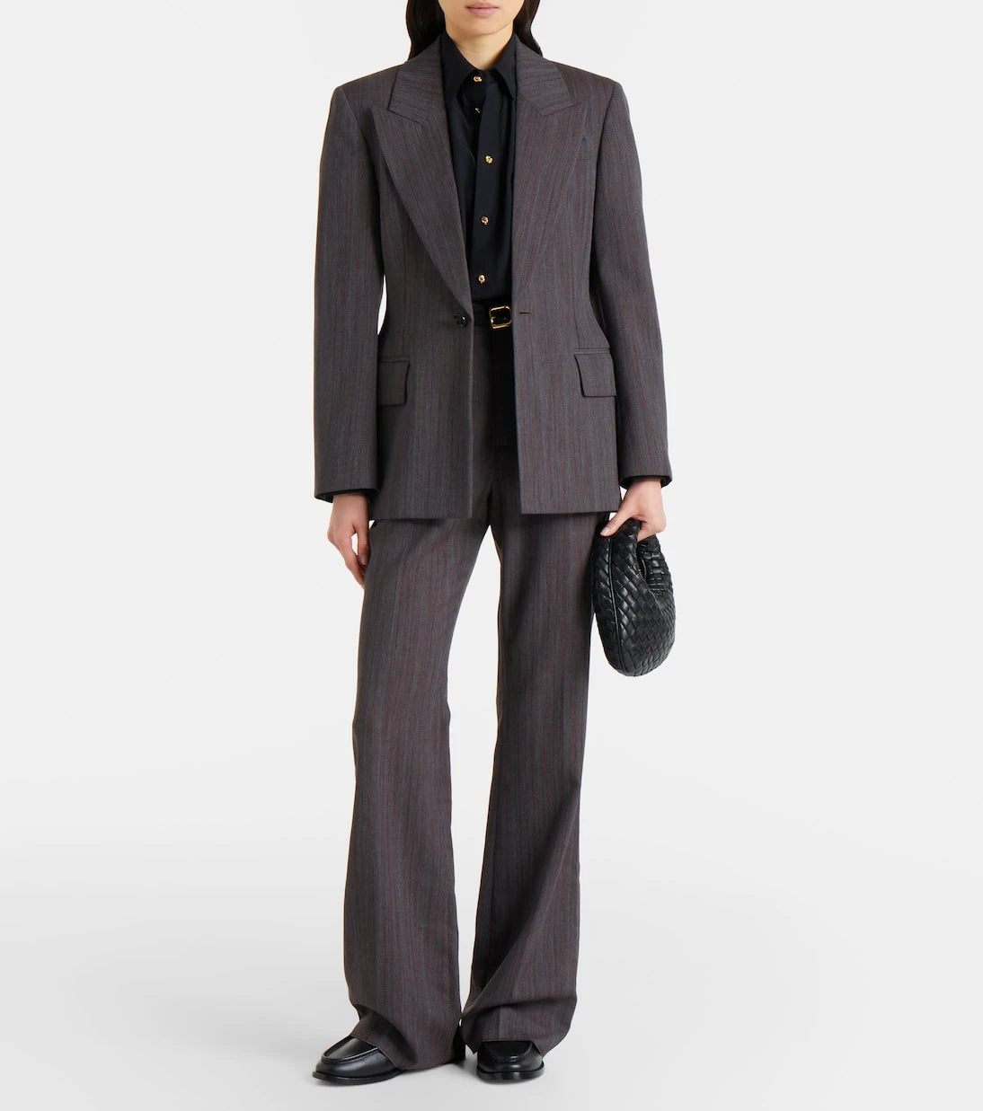 Bottega Veneta - Baby Veneta leather top-handle bag