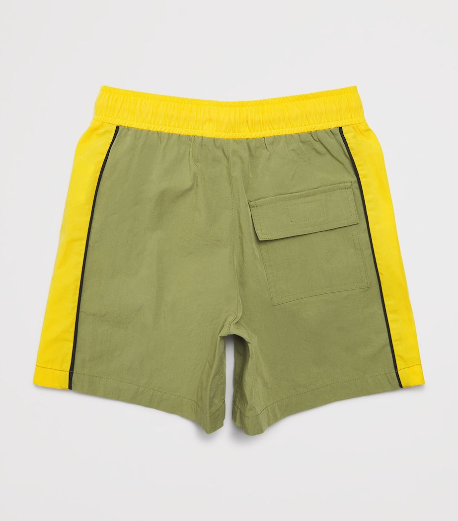 Stella McCartney Kids Two-Tone Drawstring Swim Shorts (3-14 Years)