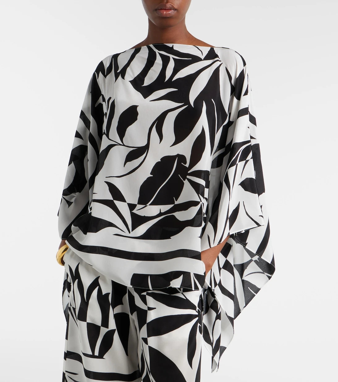 Max Mara - Ambuto printed silk blouse