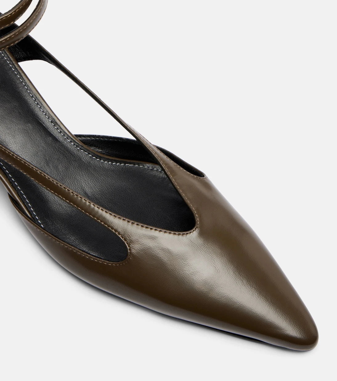 Toteme - Cutout leather pumps