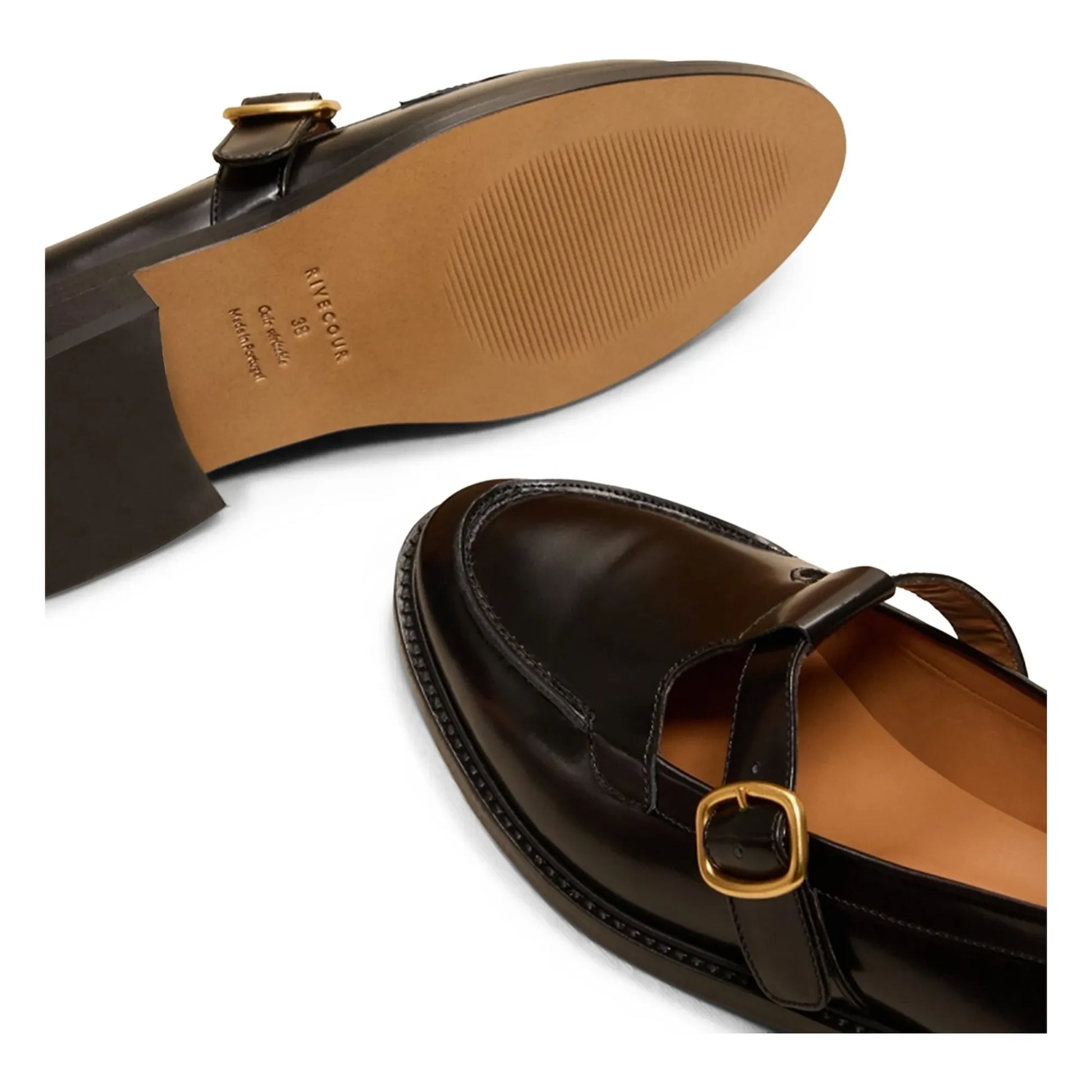 Rivecour - Moccasins n°84 Glacé Leather | Black