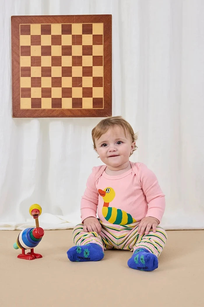 Бебешко боди Bobo Choses Stripped Duck