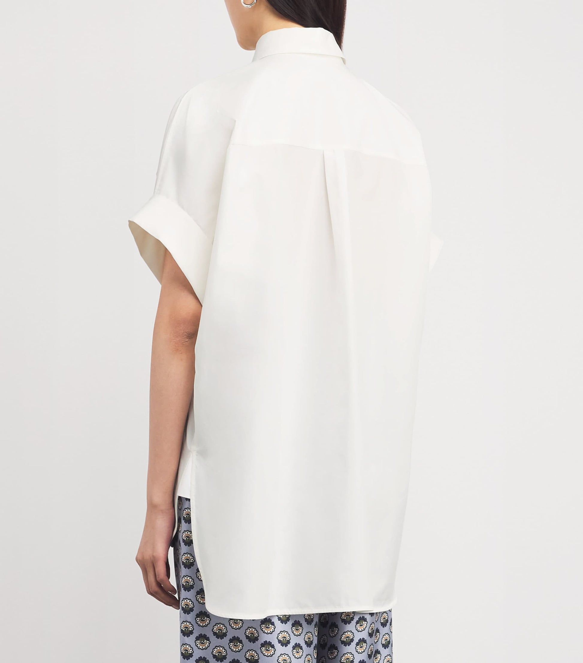 Weekend Max Mara White Cotton Poplin Top
