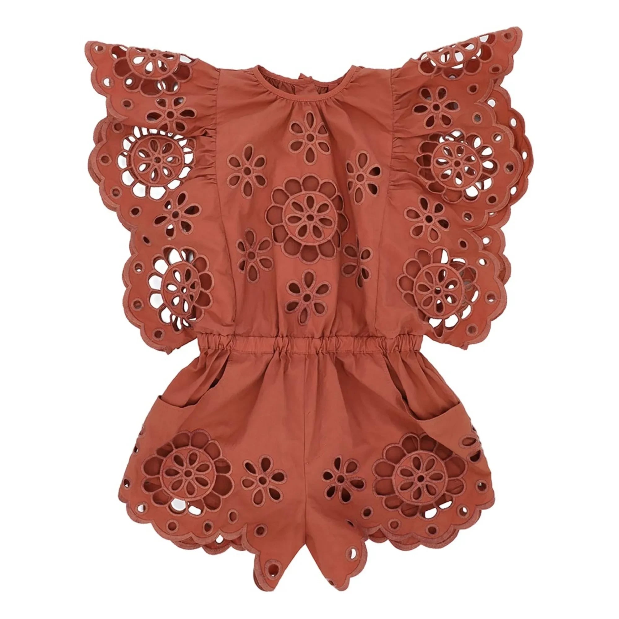 Zimmermann - Combishort Broderie Anglaise Awaken | Rust