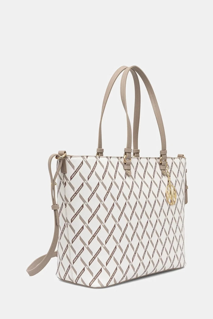 Armani Exchange шопинг чанта дамска от имитация на кожа