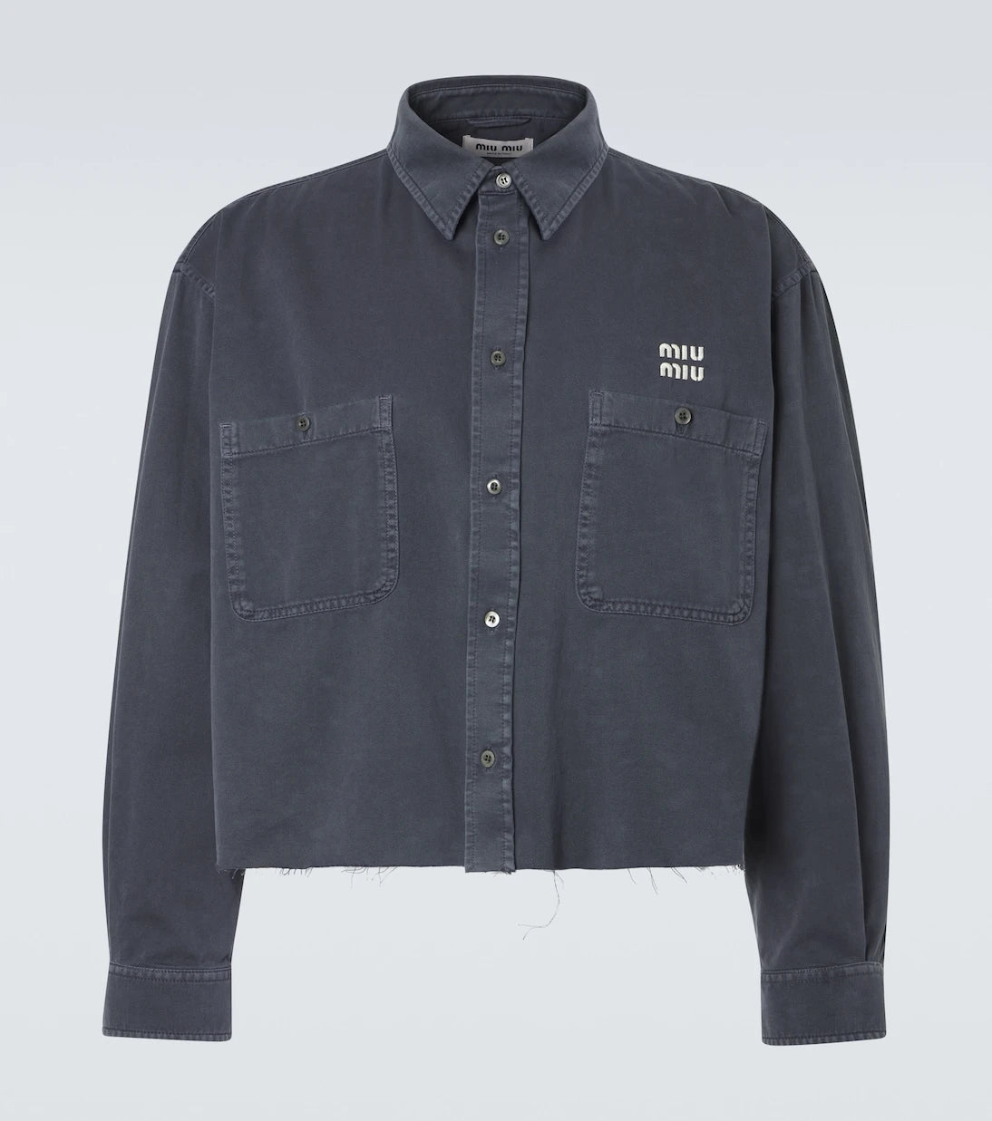 Miu Miu - Logo denim shirt