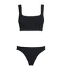 Hunza G Black Xandra Coverage Bikini