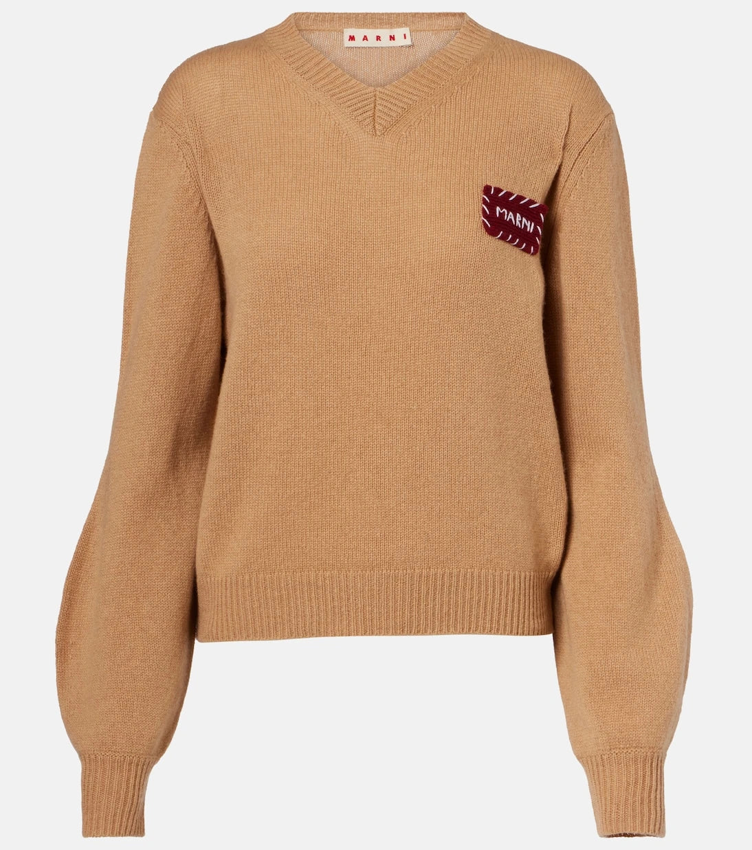 Marni - Patch-appliqué cashmere sweater