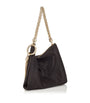 Jimmy Choo Black Leather Callie Clutch Bag