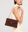 Brown Nubuck Leather Serpenti Forever Shoulder Bag