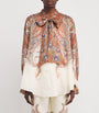 Ivory Ramie Paisley Rhiannon Blouse