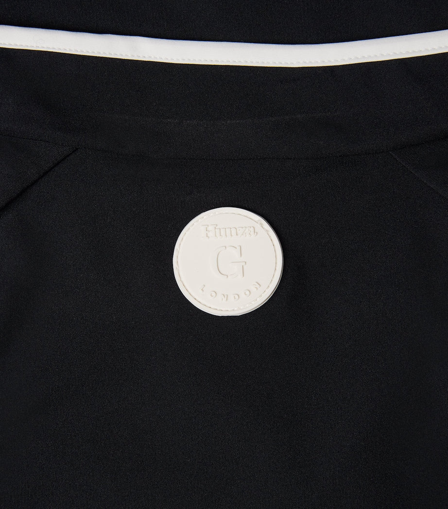 UPF 50+ Half-Zip Katya Swimsuit BLACK