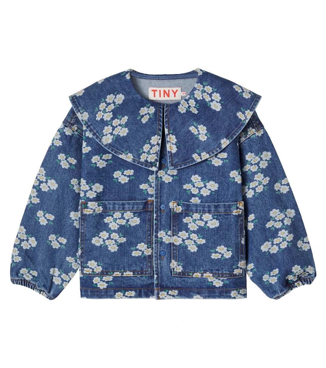 Tinycottons - Blossoms floral denim jacket