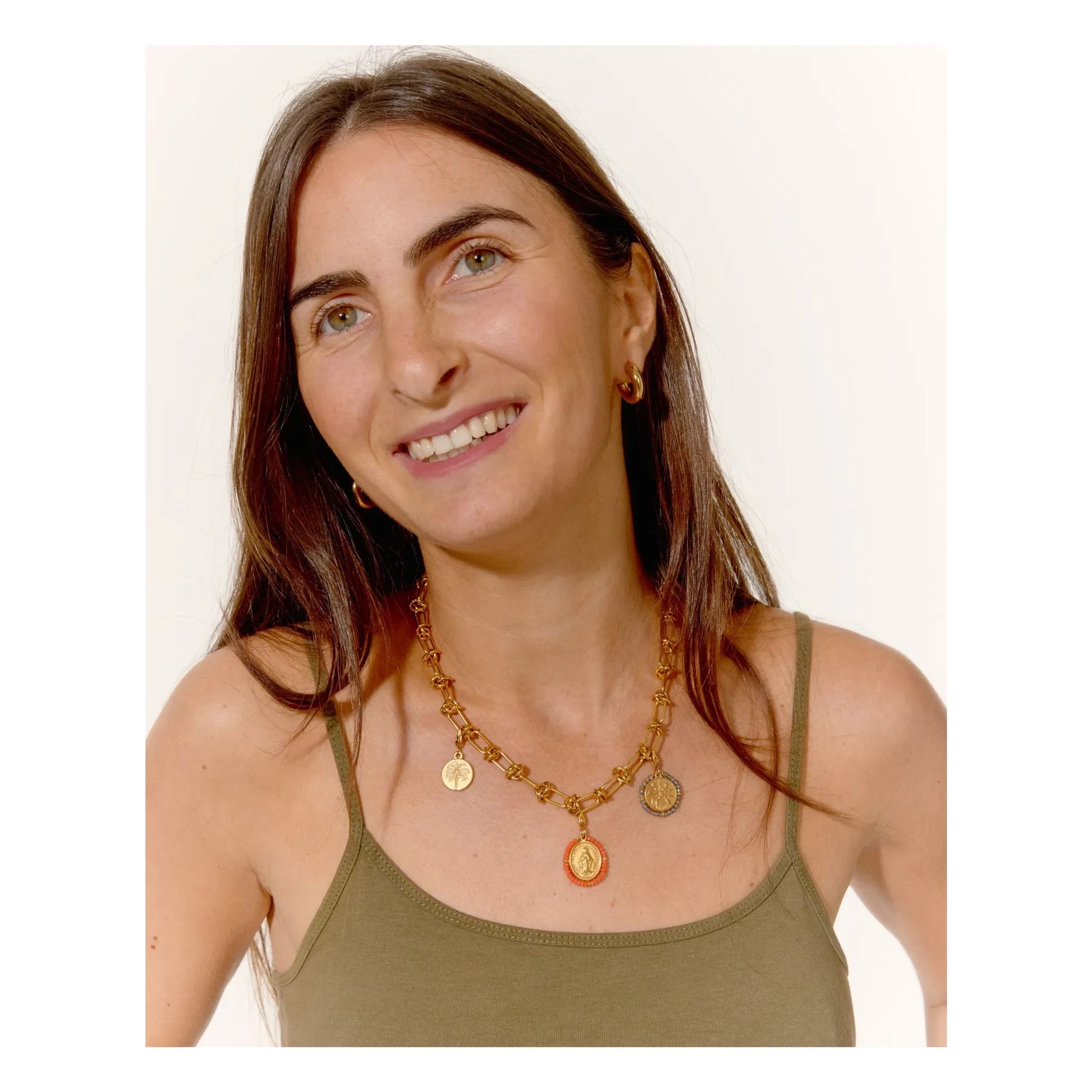 Palas - Sous Les Palmiers necklace | Gold