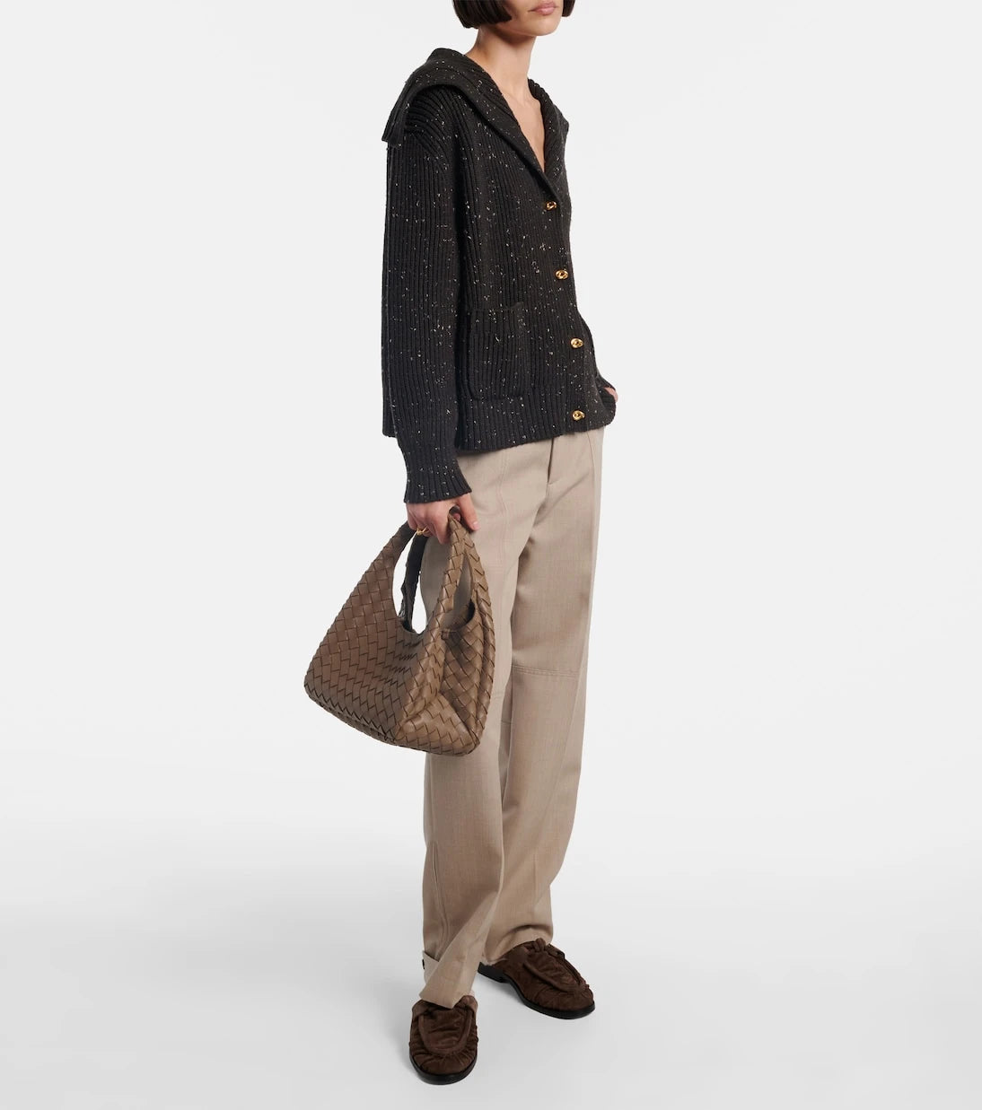 Bottega Veneta - Campana Small leather shoulder bag