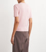 Pink Cashmere T-Shirt Sweater