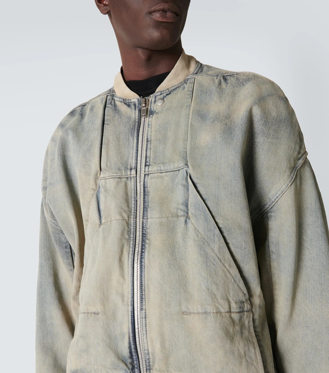 Rick Owens - Sphinx Jumbo dyed denim jacket
