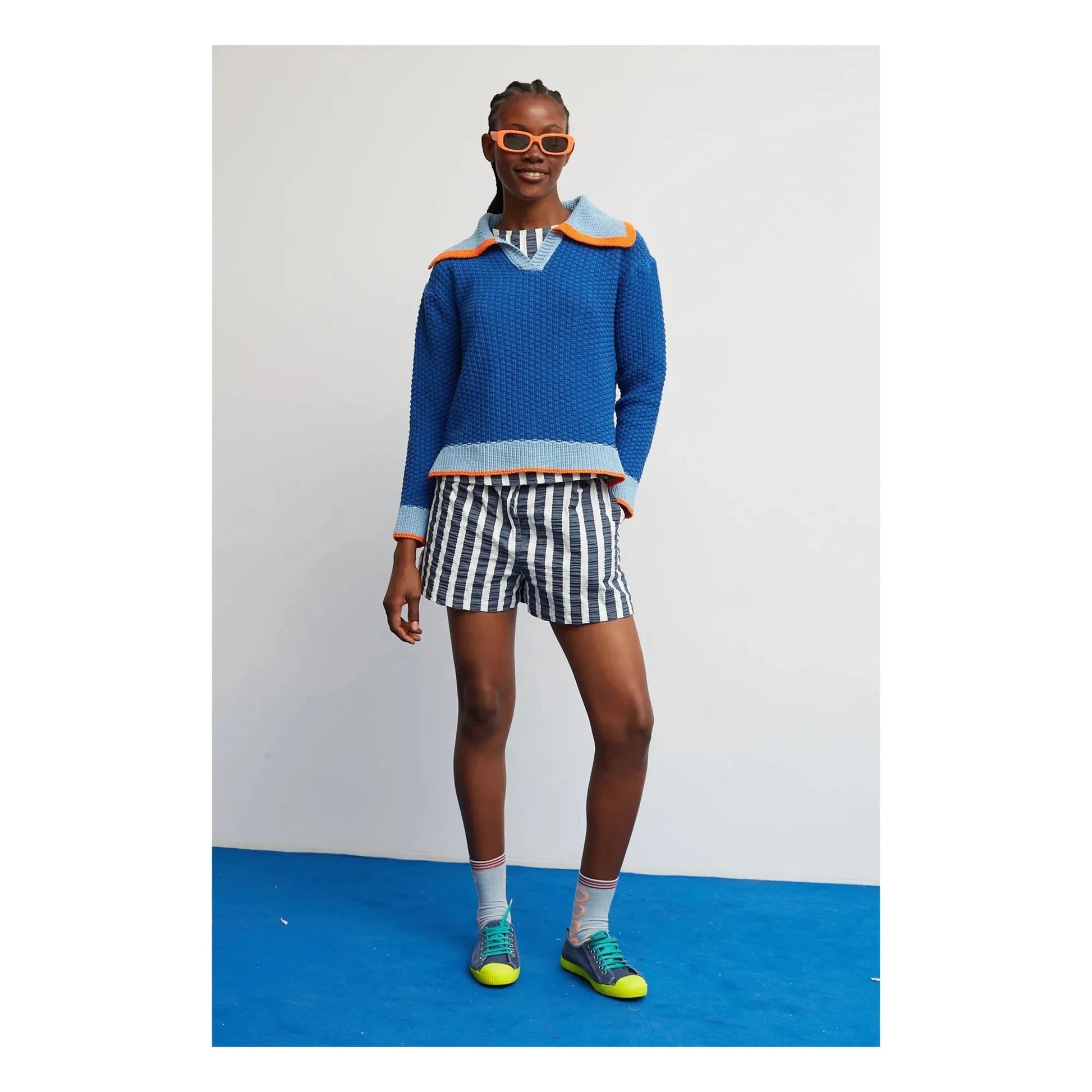 Dr Bloom - Star Stripes Short | Dark Blue