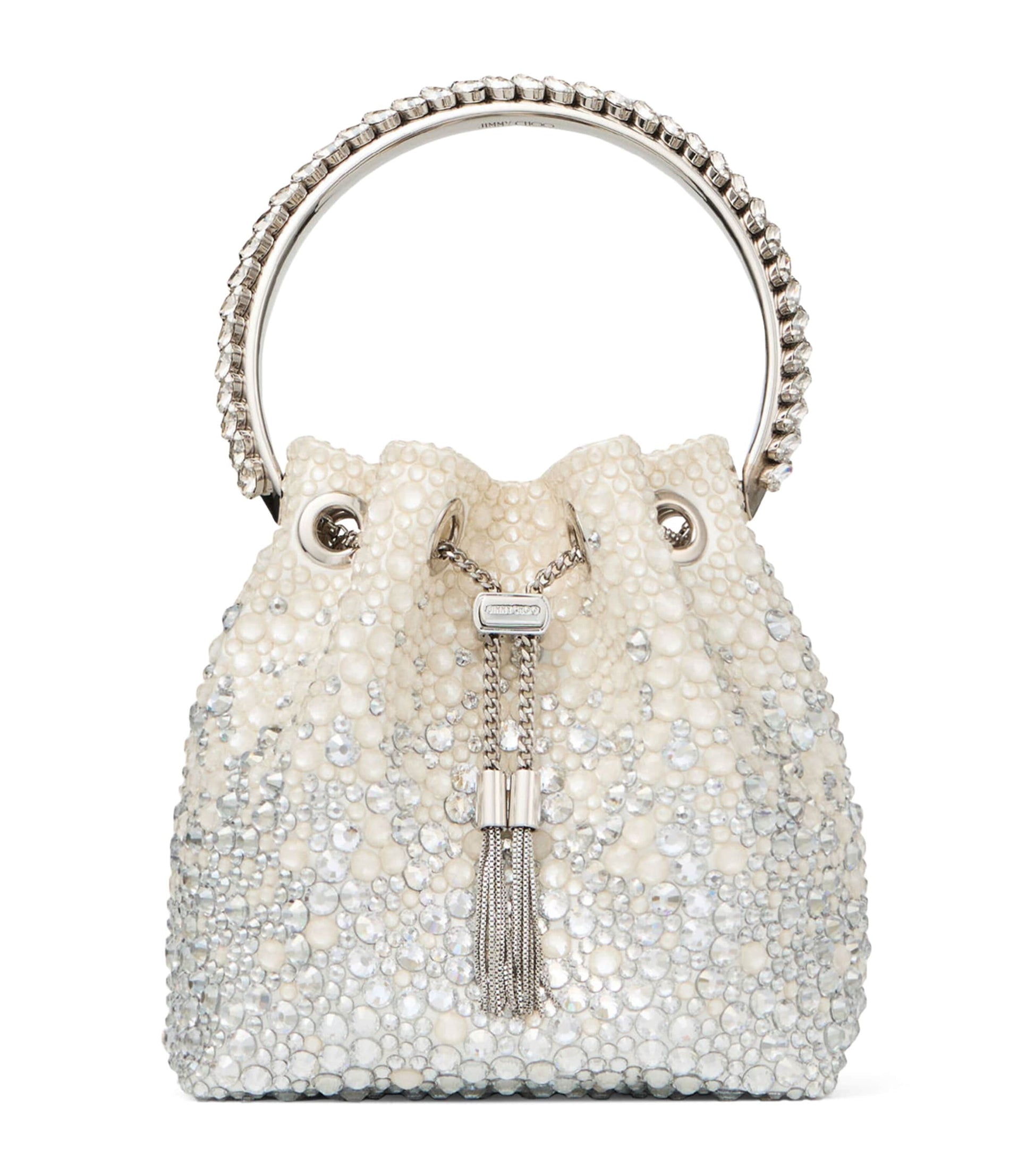 Ivory Bon Bon Embellished Top-Handle Bag