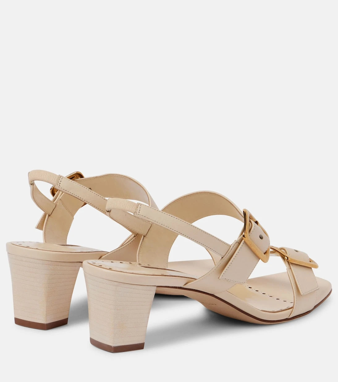 Manolo Blahnik - Thalitsli 50 leather slingback sandals