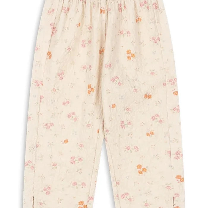 Konges Sløjd çocuk pamuklu elastan pantolon ELIN SLIT PANTS GOTS