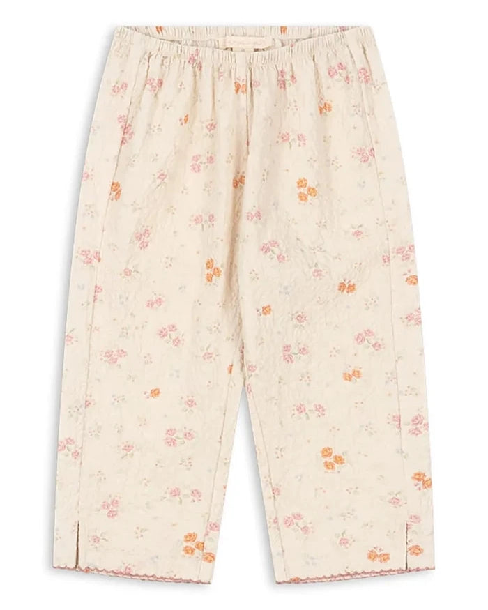 Konges Sløjd çocuk pamuklu elastan pantolon ELIN SLIT PANTS GOTS