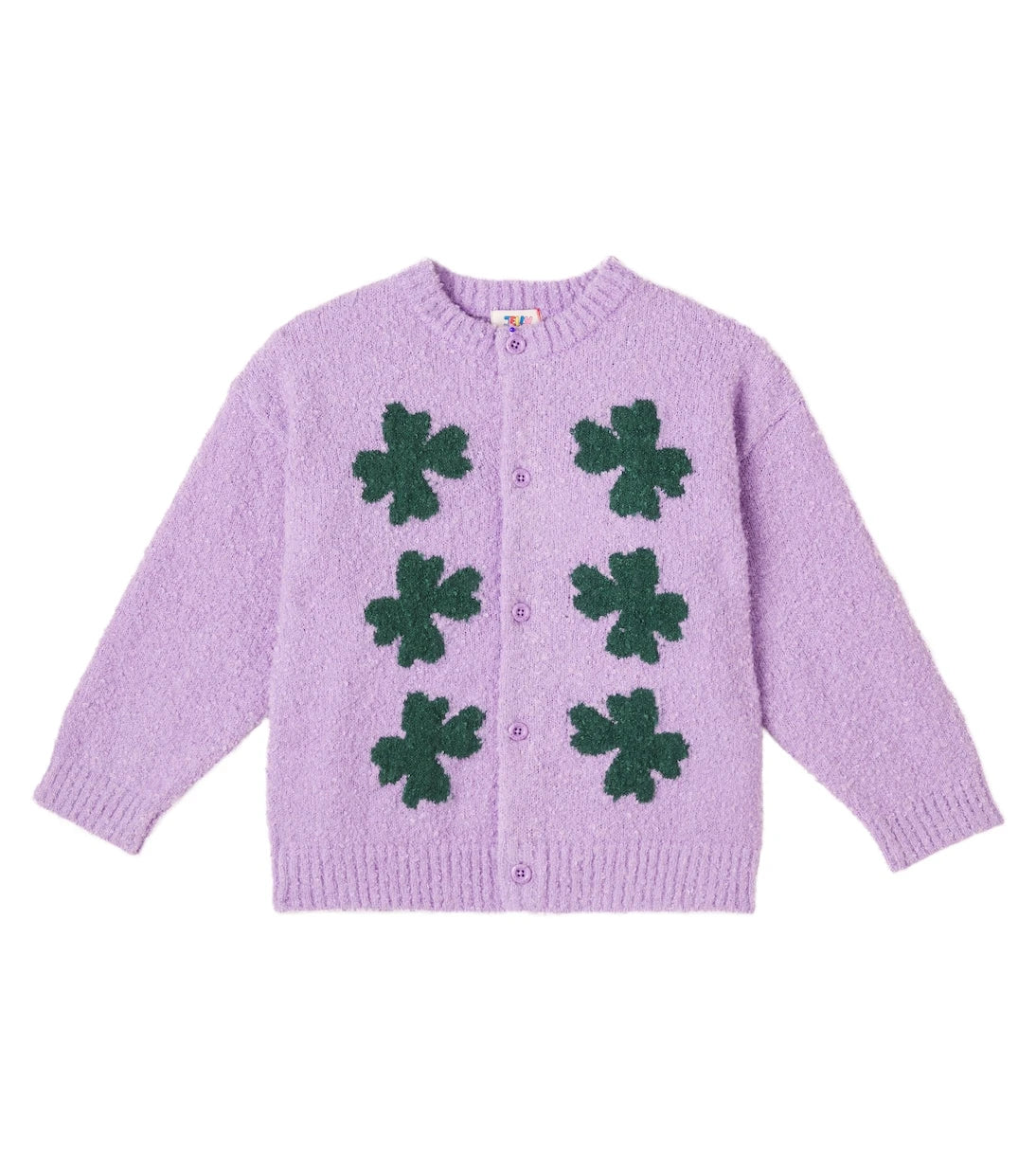 Jellymallow - Lucky Clover bouclé cardigan