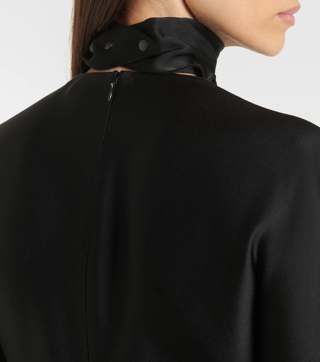 Alaïa - فستان ميدي ستان غير متماثل