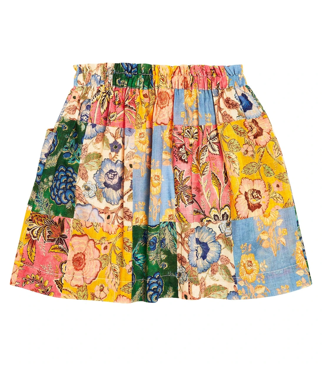 Zimmermann Kids - Junie patchwork cotton skirt