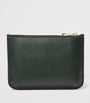 Aspinal Of London Green Large Leather Ella Pouch