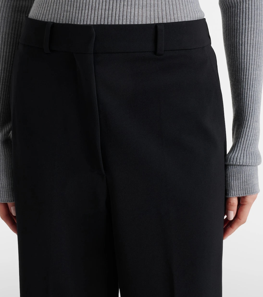 Sportmax - Vetusta crêpe wide-leg pants