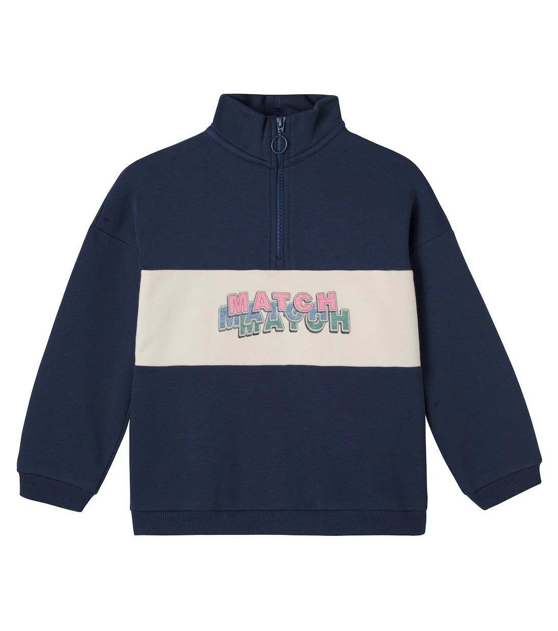 Konges Sløjd - Lou printed cotton-blend half-zip sweatshirt