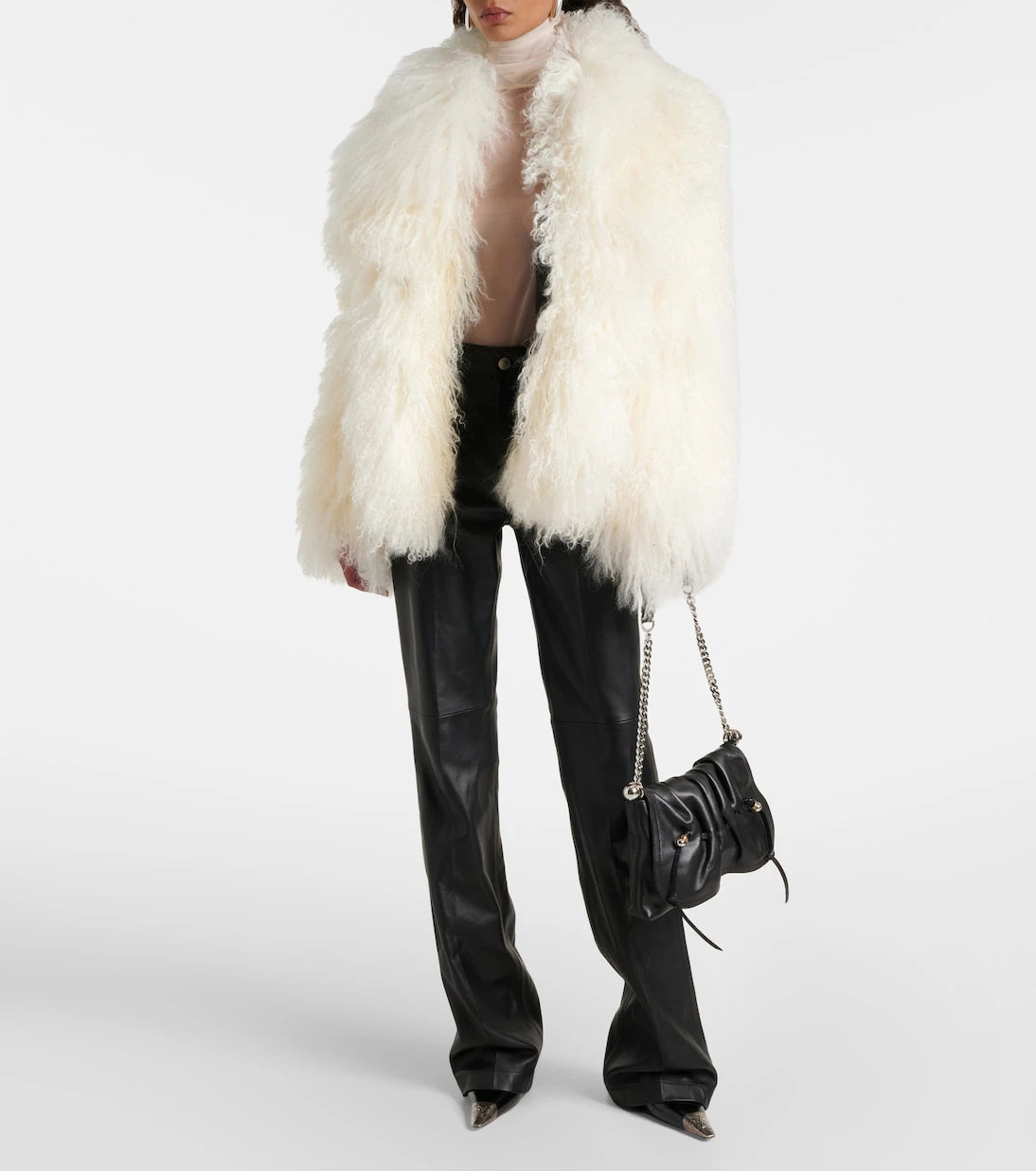 Nour Hammour - Mirja shearling jacket