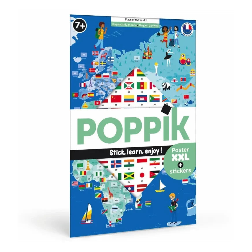 Poppik - Flags Poster + Stickers