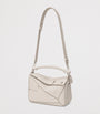 LOEWE Small Leather Puzzle Panta Top-Handle Bag