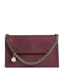 Burgundy Mini Falabella Cross-Body Bag