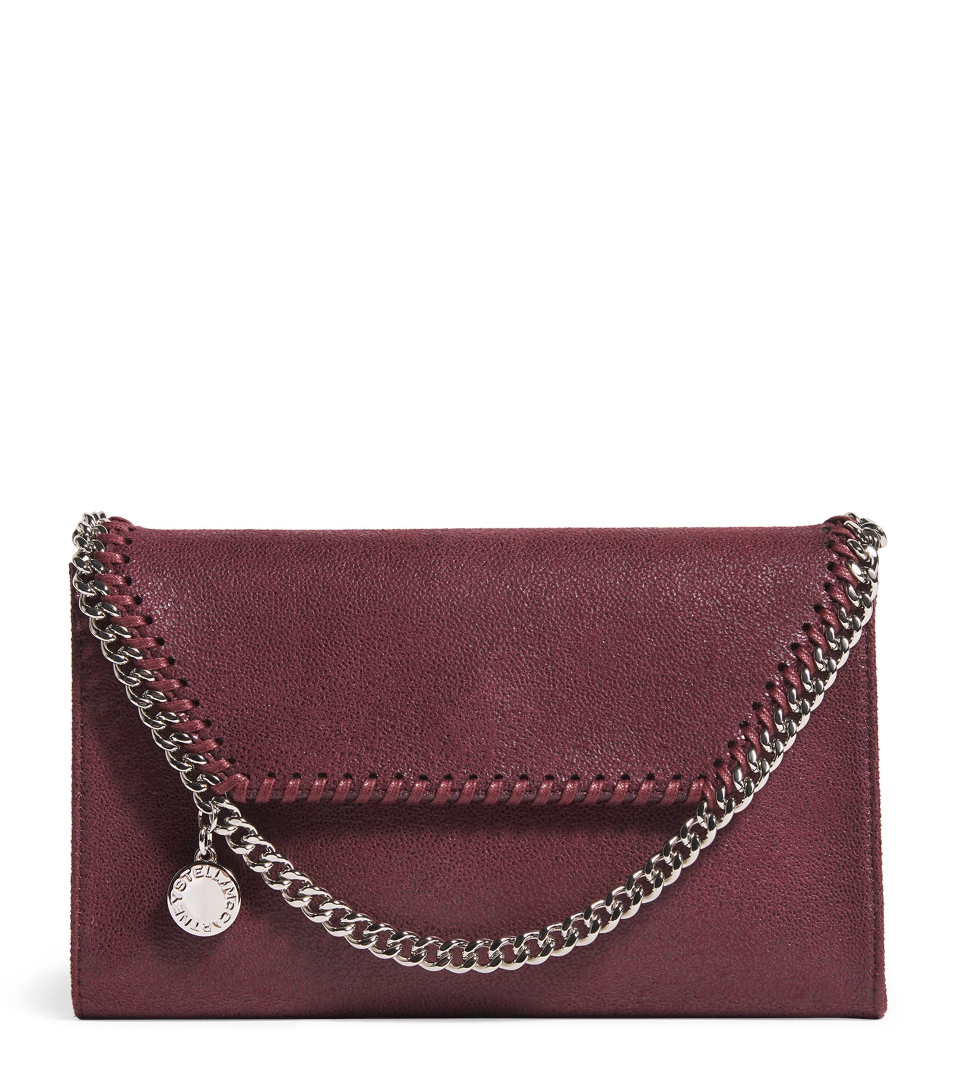 Burgundy Mini Falabella Cross-Body Bag