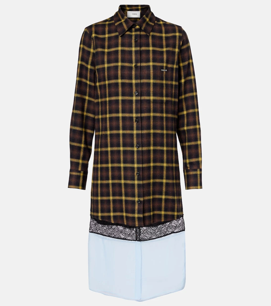 Coperni - Checked shirt dress