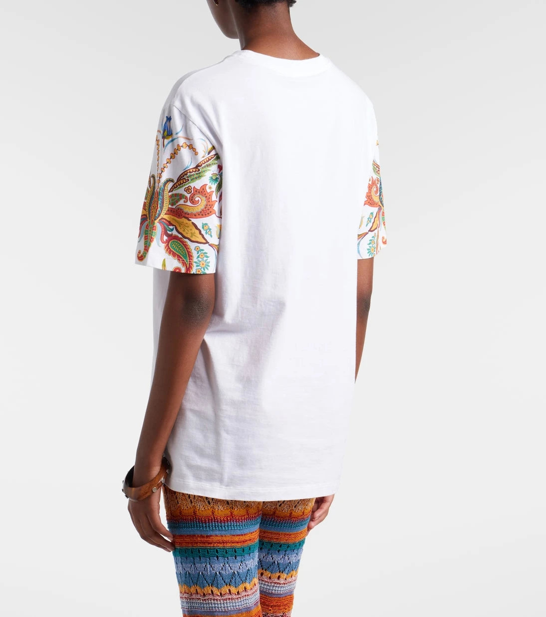 Etro - Printed cotton jersey T-shirt