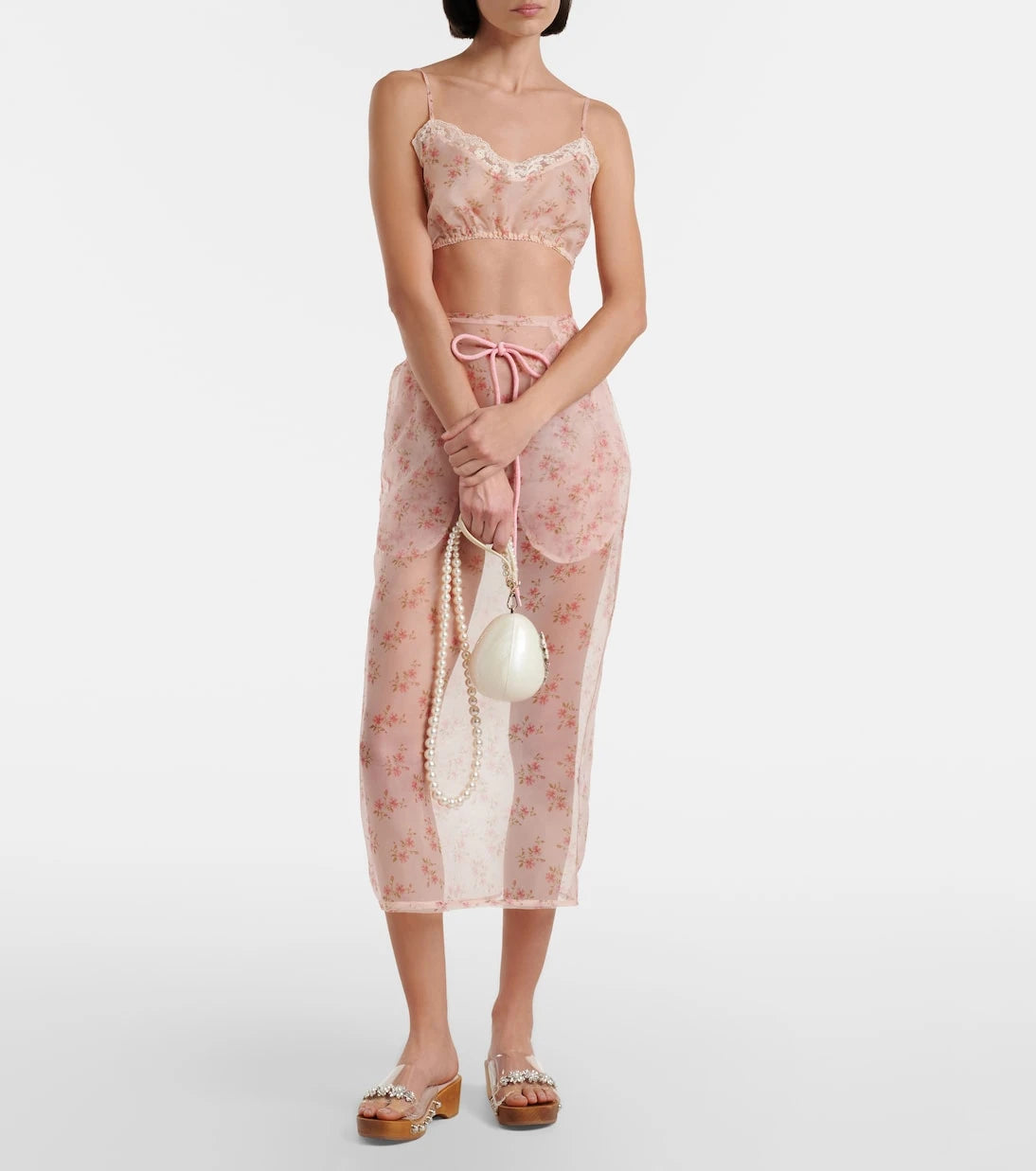 Simone Rocha - قباقيب PVC مزينة