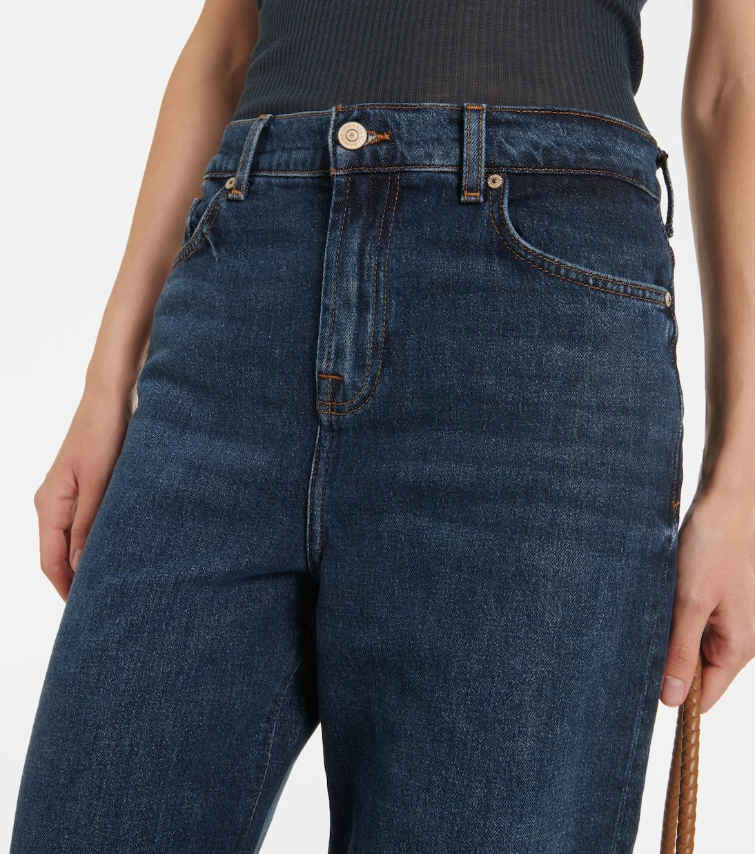7 For All Mankind - Scout high-rise wide-leg jeans