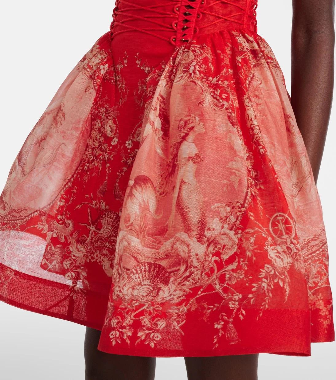 Zimmermann - Rebellion linen and silk minidress