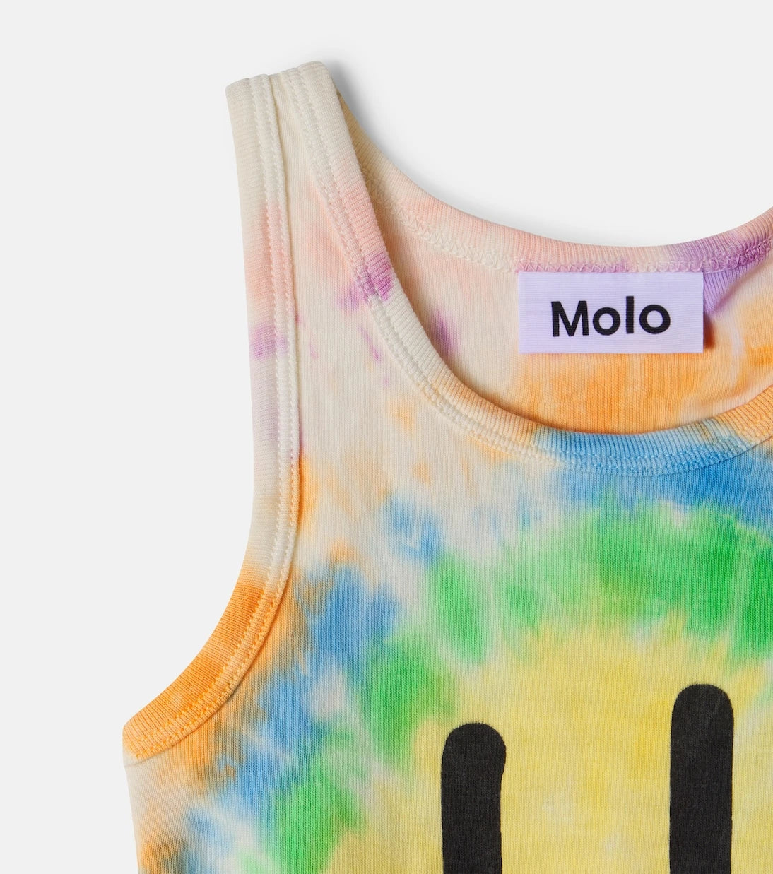 Molo - توب روزي بلا أكمام بتصميم التاي داي