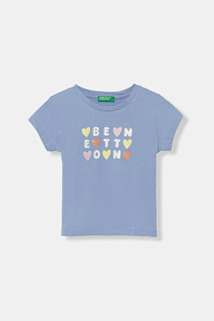 United Colors of Benetton çocuk pamuklu tişört