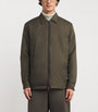 Green Water-Resistant Ecoage Bomber Jacket