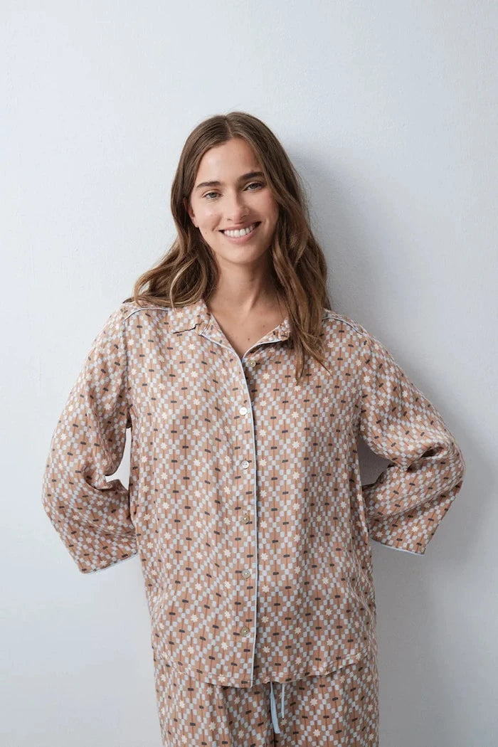 women'secret kadın viskon iki parçalı pijama