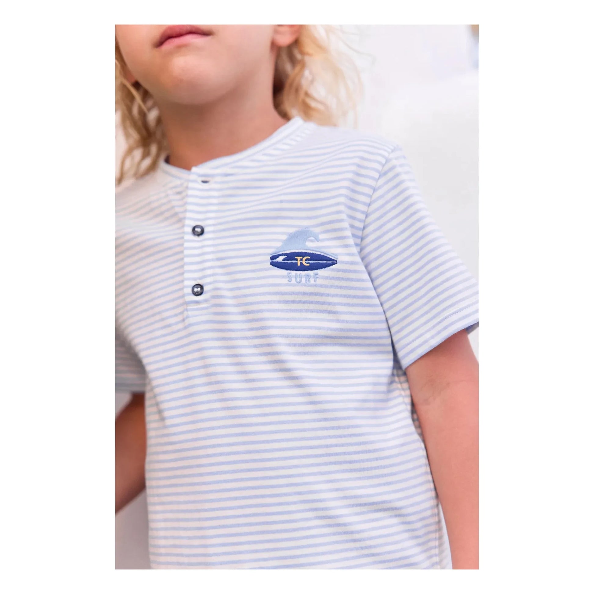 Tartine et Chocolat - Surf T-shirt | Light blue