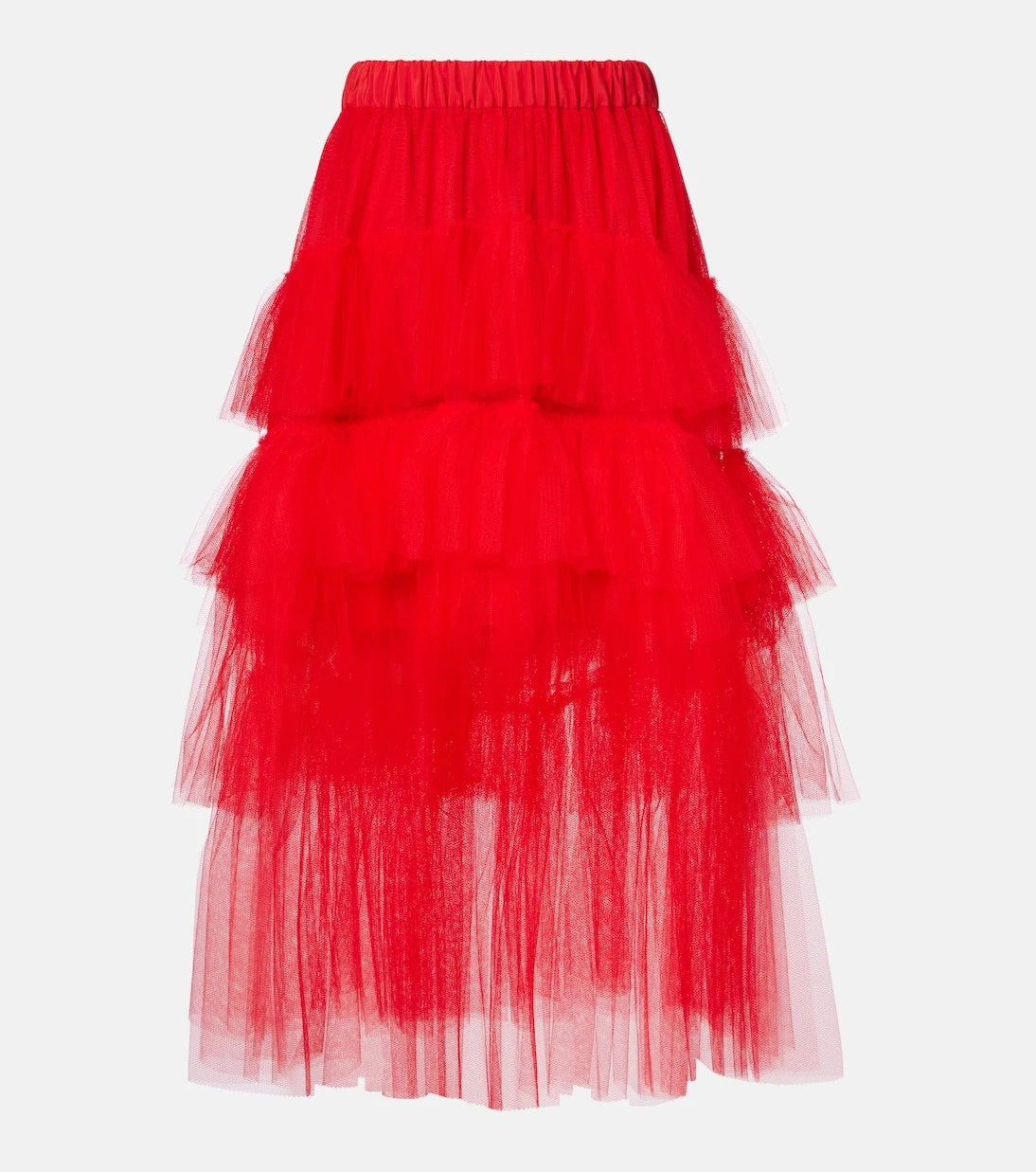 Simone Rocha - Tiered tulle midi skirt