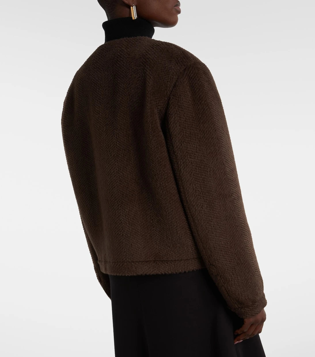 Blazé Milano - Gliss chevron alpaca and wool jacket